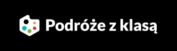 Podróże z klasą - logotyp biały