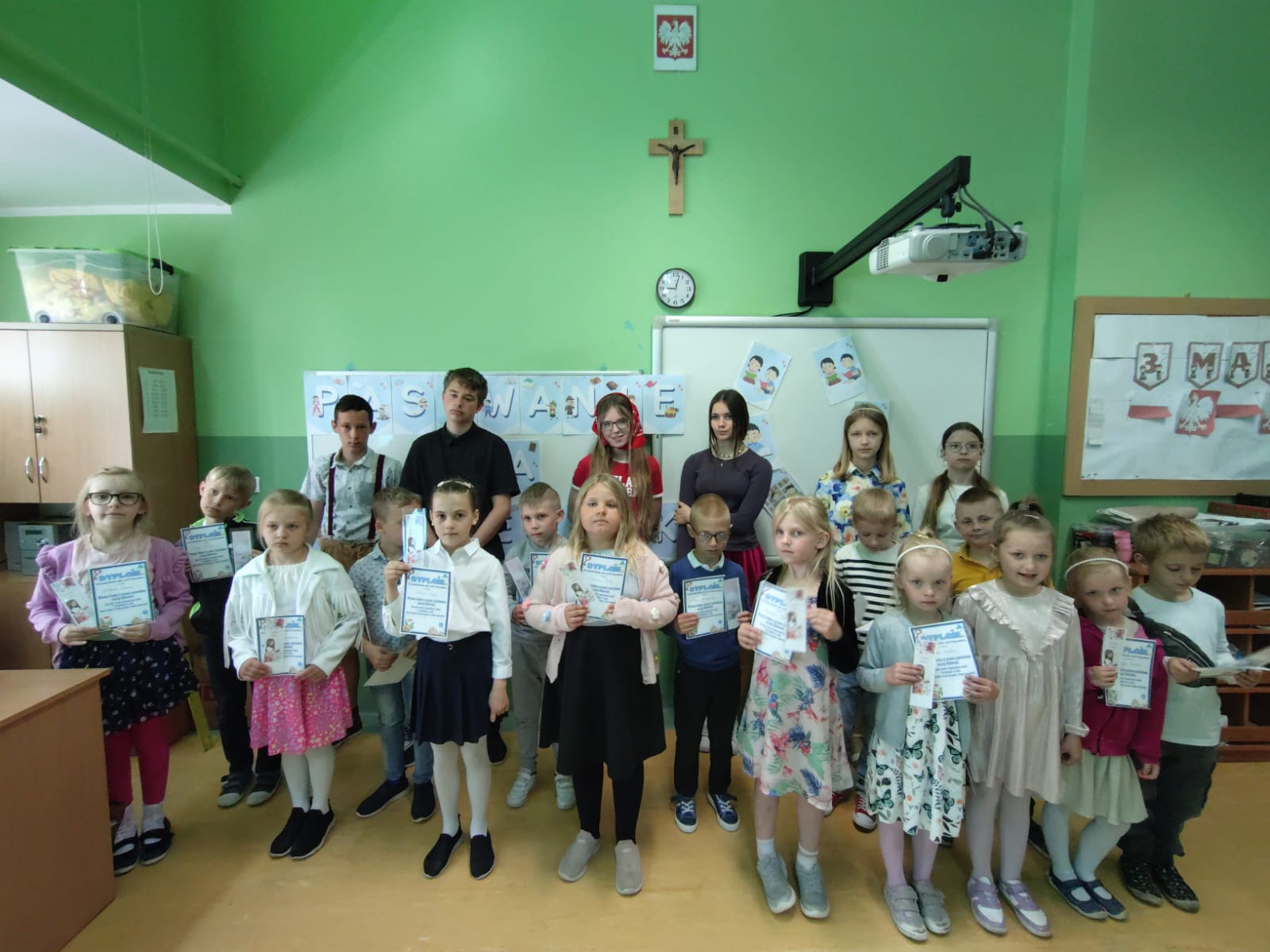 Pasowanie uczniów klasy I na czytelnika 