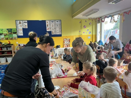 Warsztaty świąteczne z Rodzicami w zerówce