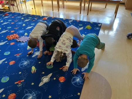 Rozwijanie orientacji przestrzennej ciaław ramach projektu „Dobry start - rozwój edukacji przedszkolnej w Gminie Szemud”