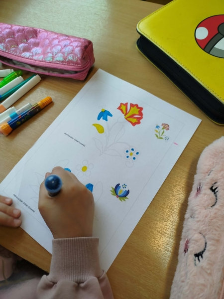 Świetlica szkolna również włączyła się w obchody Tygodnia Kaszubskiego