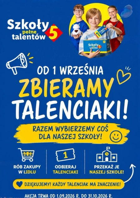 Ruszyła akcja ''Szkoły Pełne Talentów Lidl''