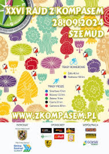 XXVI RAJD Z KOMPASEM 28.09.2024 SZEMUD